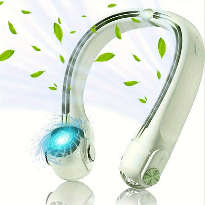 Portable Neck Fan with 45-Degree Adjustable Breeze for Outdoor Use