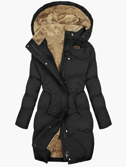 Women's Quilted Hooded Coat | Winter