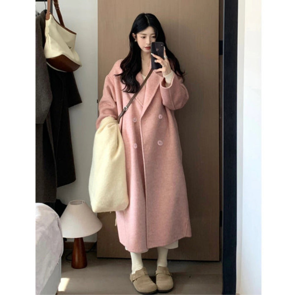 Manteau long croisé pour femme - Camilla