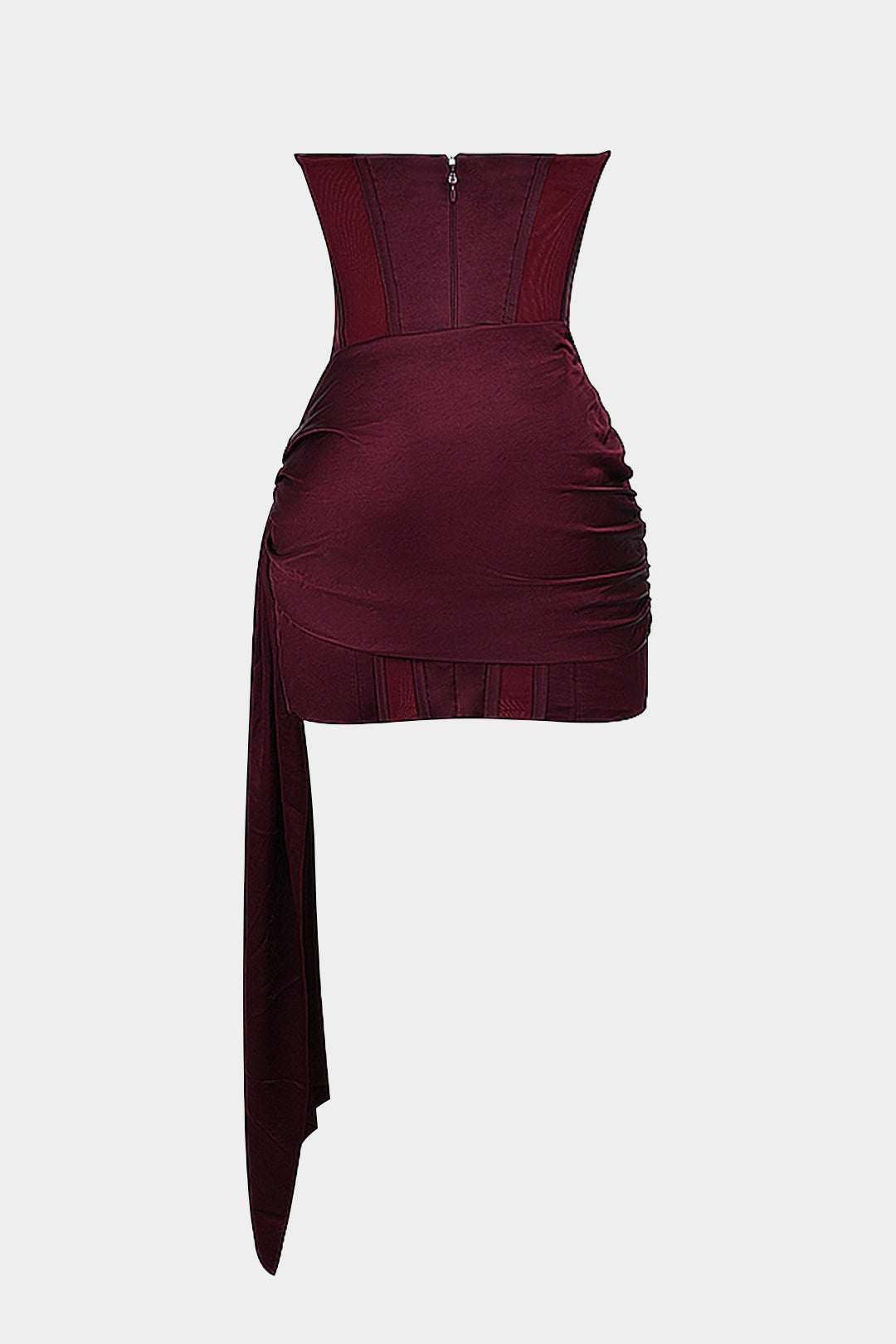 Burgundy Y2k Satin Asymmetrical Sleeveless Mini Dress Razys.com Burgundy Y2k Satin Asymmetrical Sleeveless Mini Dress Razys.com