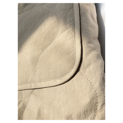 Reversible Quilted Jacket with Fleece Lining for Women - Oria