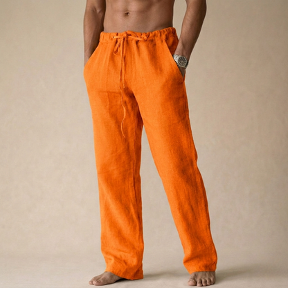 Men's Summer Beach Drawstring Pants | Wide Leg
