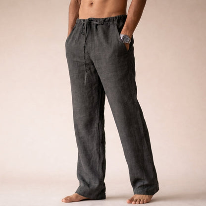 Men's Summer Beach Drawstring Pants | Wide Leg