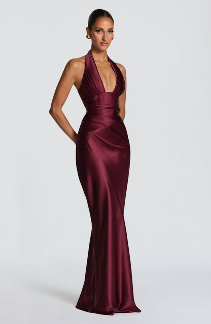 Women's Halter Neck Maxi Dress | Sleeveless