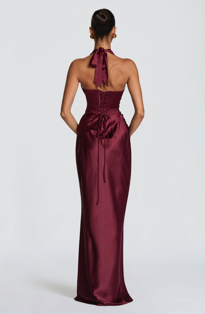 Women's Halter Neck Maxi Dress | Sleeveless