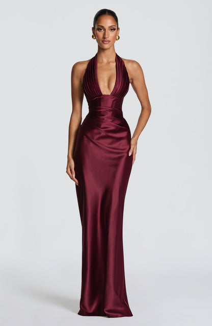 Women's Halter Neck Maxi Dress | Sleeveless