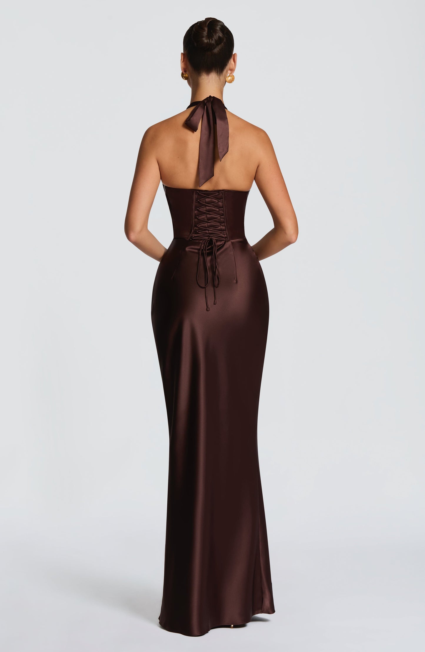 Women's Halterneck Evening Prom Dress | Maxi