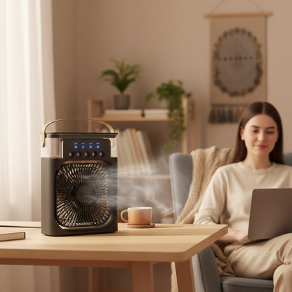 Portable Evaporative Air Cooler with Remote Control