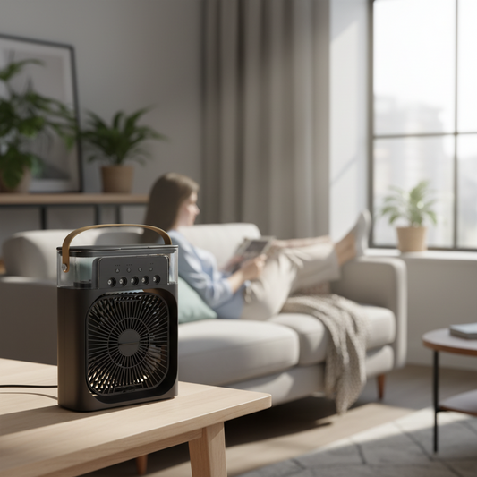 Portable Evaporative Air Cooler with Remote Control