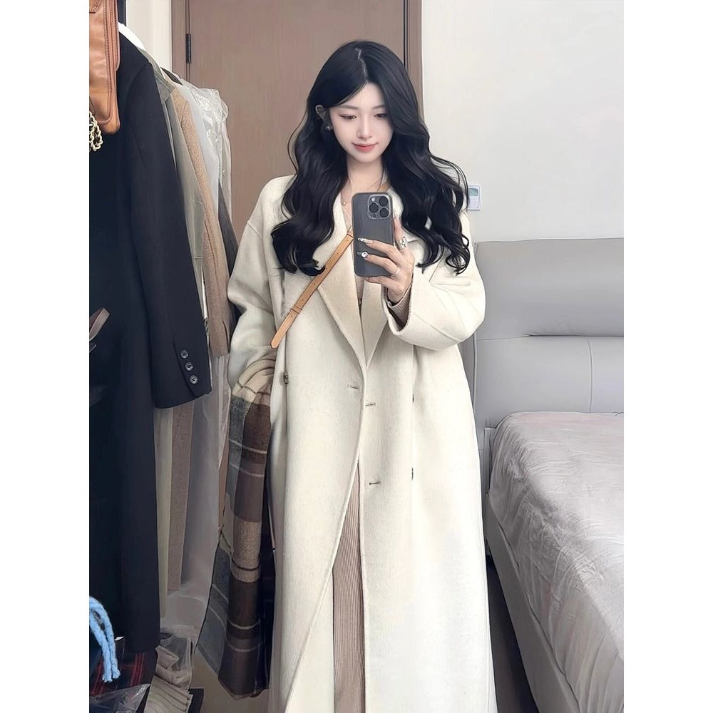 Manteau long croisé pour femme - Camilla