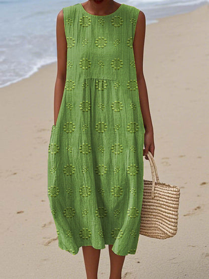 Women's Relaxed Fit Summer Sundress | with Pockets