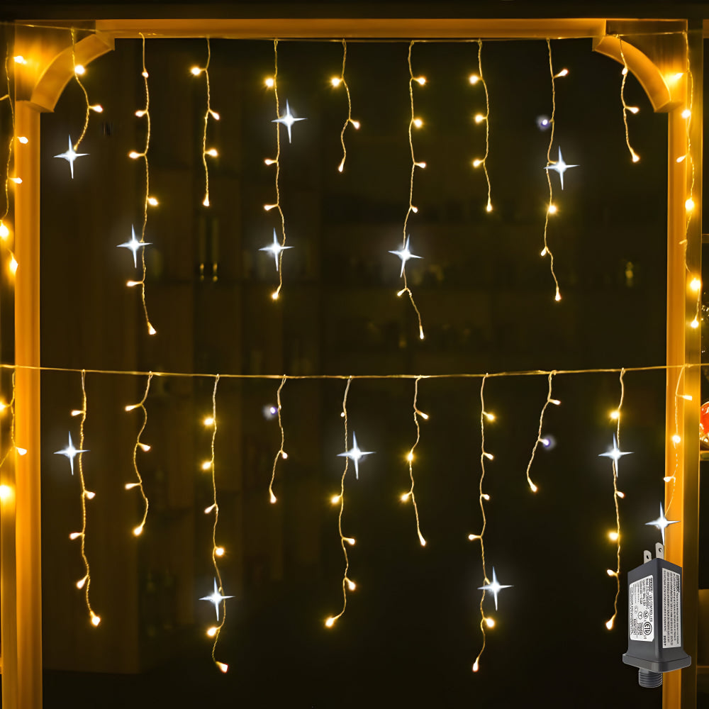 Outdoor Waterproof Warm White LED Light Curtain