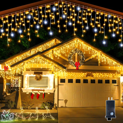 Outdoor Waterproof Warm White LED Light Curtain