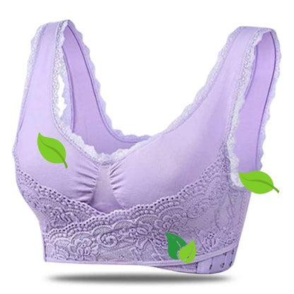 Women's Wireless Sports Bra | With Crossed Front Buckle