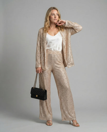 Women's Two-Piece Pantsuit | Festive Outfit
