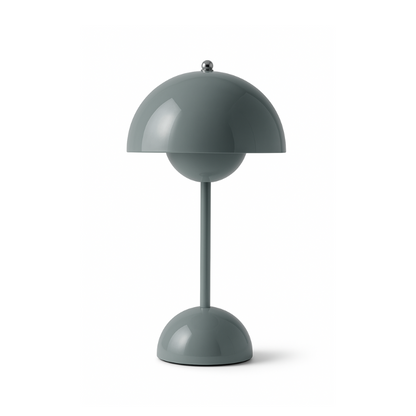 Scandinavian Design Lamp with Flower Glow