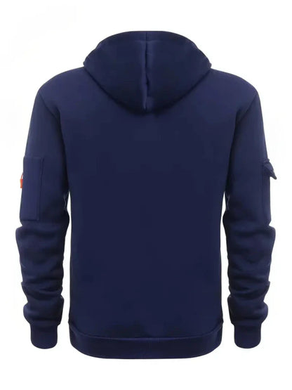 Men's Multiple Zipper Pockets Hoodie | Sports