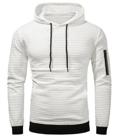 Men's Side Zipper Hoodie | Slimming