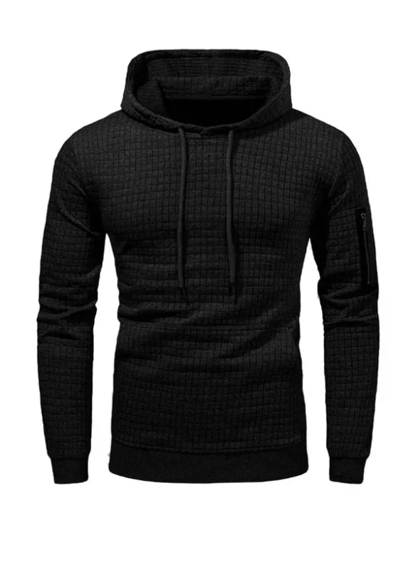 Men's Side Zipper Hoodie | Slimming