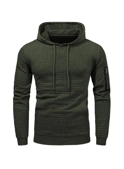 Men's Side Zipper Hoodie | Slimming