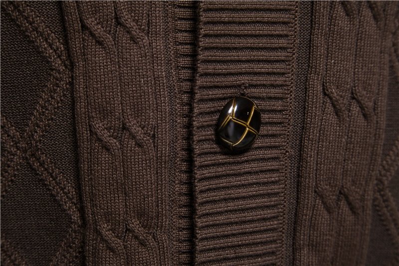 Men's V-Neck Cardigan | Knitting