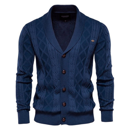 Men's V-Neck Cardigan | Knitting