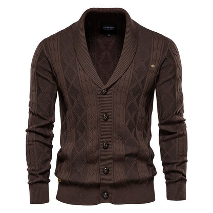 Men's V-Neck Cardigan | Knitting