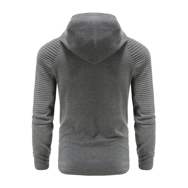 Men's Pleated Hoodie | Raglan