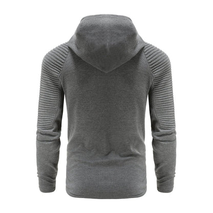 Men's Pleated Hoodie | Raglan