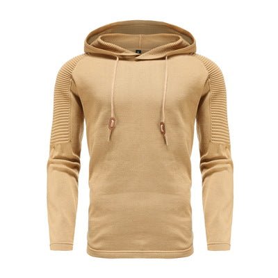 Men's Pleated Hoodie | Raglan