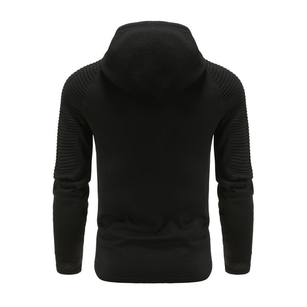 Men's Pleated Hoodie | Raglan