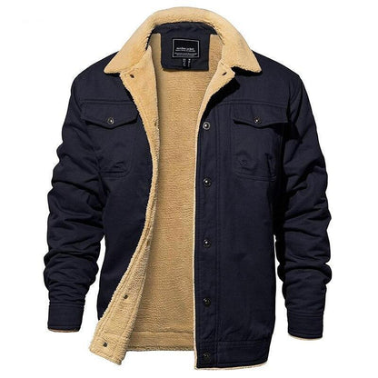 Men's Plush Cotton Cloth Jacket | Leisure