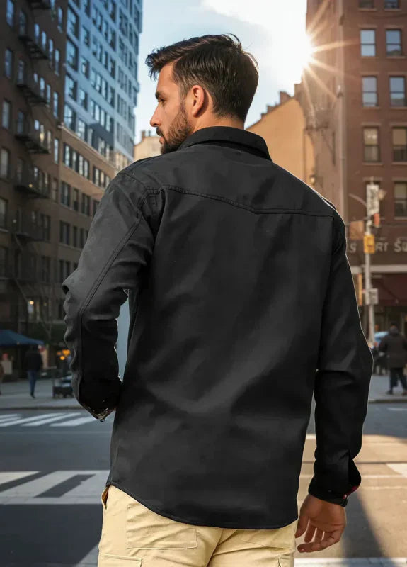 Veste à revers large pour homme | Carreaux 