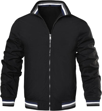 Men's Bomber Jacket | Stand Collar