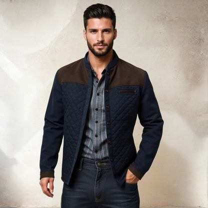 Men's Plaid Thick Jacket | Zip