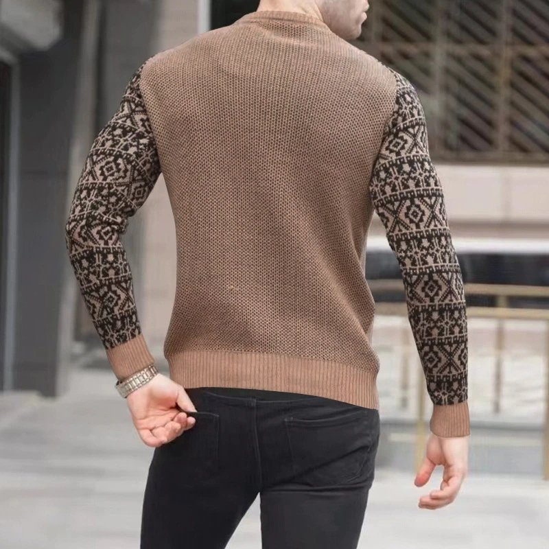Men's Color Matching Sweater | Pullover