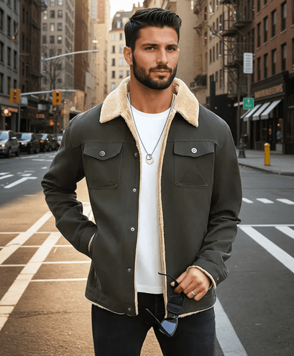 Men's Plush Cotton Cloth Jacket | Leisure