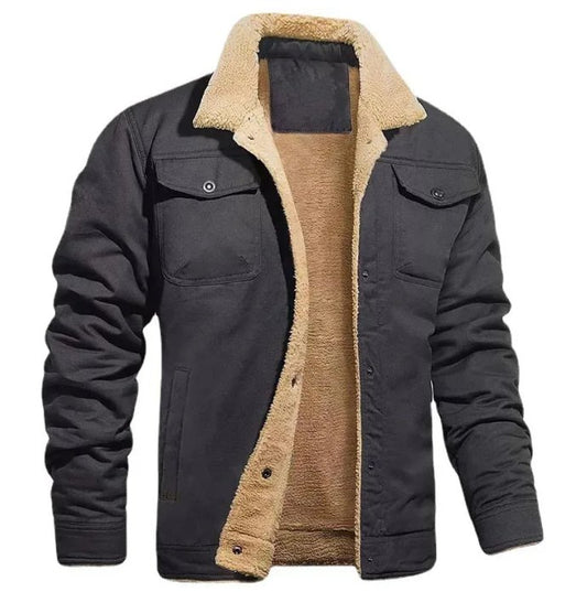 Men's Plush Cotton Cloth Jacket | Leisure