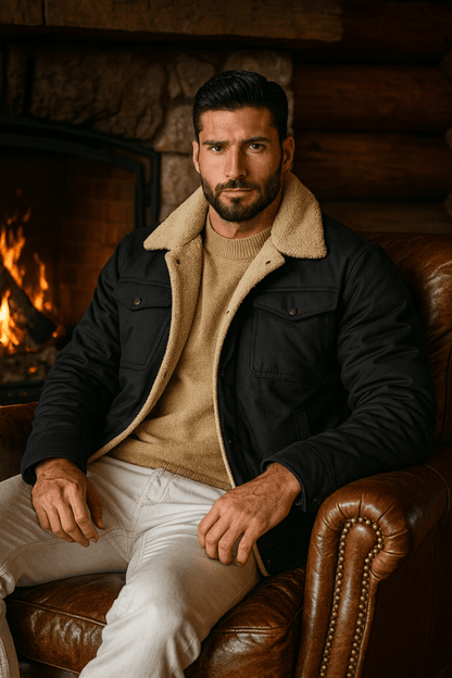 Men's Plush Cotton Cloth Jacket | Leisure