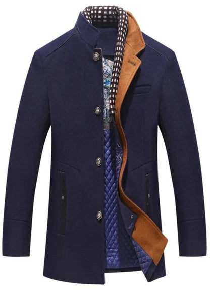 Men's Lapel Coat | Color Matching