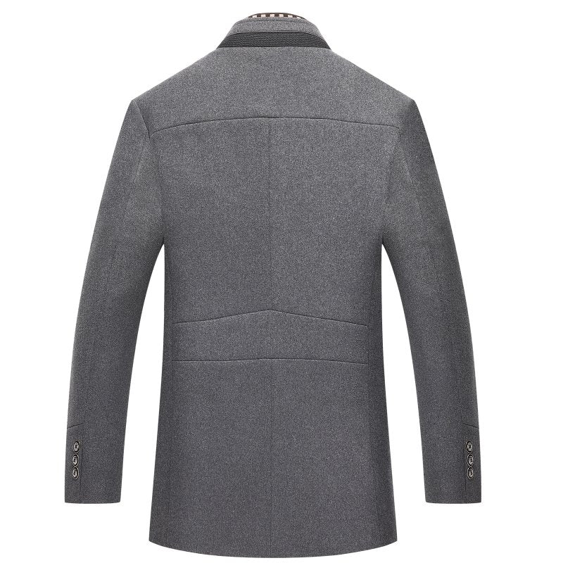 Men's Lapel Coat | Color Matching
