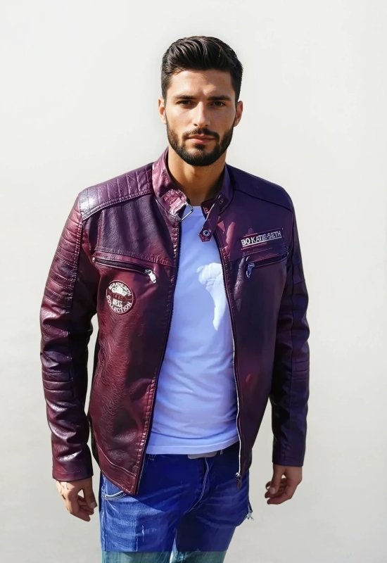 Veste en cuir pour homme | Locomotive 