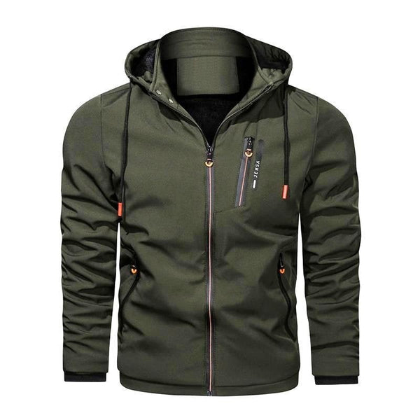 Men's Removable Hooded Jacket | Zip