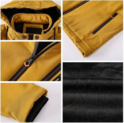 Men's Removable Hooded Jacket | Zip