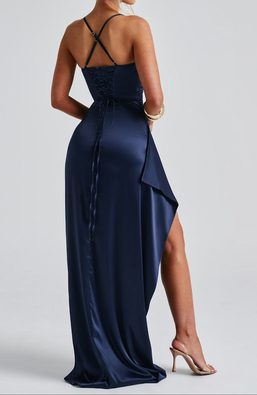 Lara Maxi Dress - Navy Razys.com Lara Maxi Dress - Navy Razys.com
