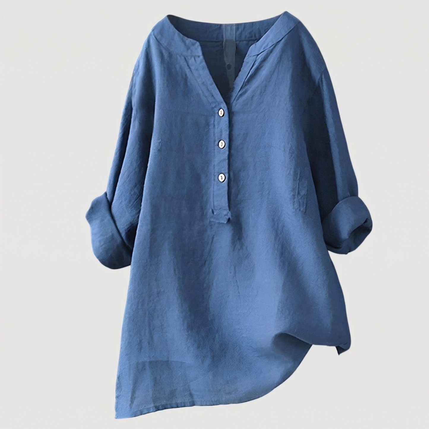Women's Loose Fit Tunic Blouse | V-Neck