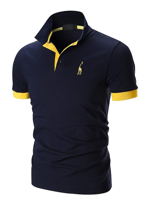 Men’s Short-Sleeved Collared Polo Shirt | Smart Casual