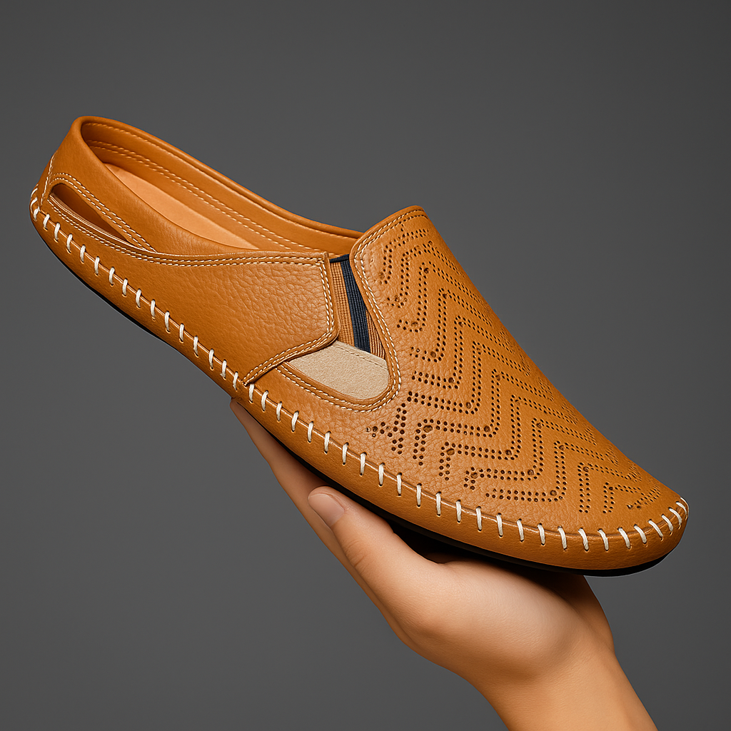 Men's Hollow-Out Summer Casual Sandals | Slip-On
