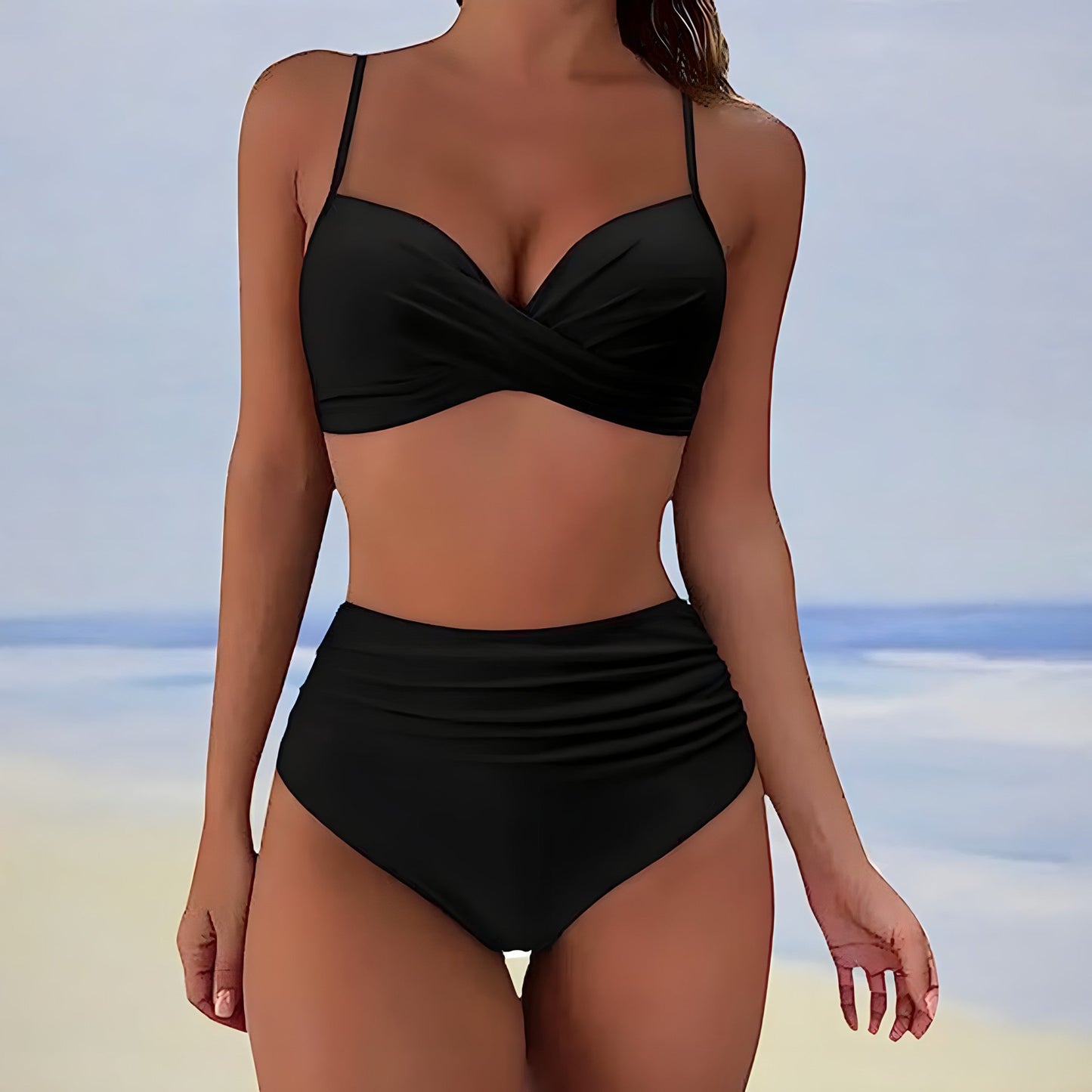 Women's High-Waisted Bikini Set | Push-Up
