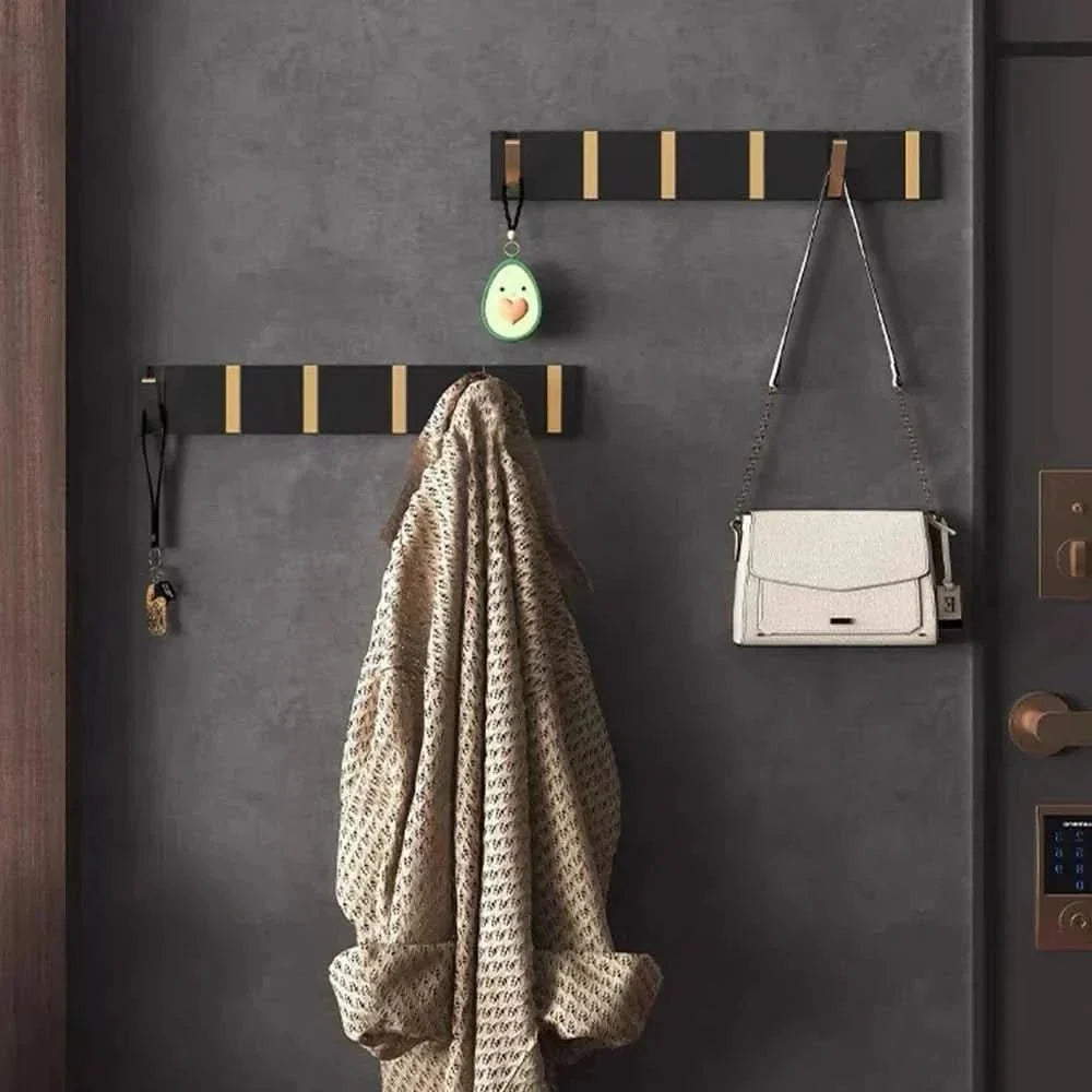 Elegant Wall Hook with Foldable Design for Space-Saving Organization